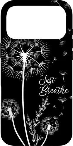 Vista 22 de Lindo diseño de tatuaje de diente de león flechas respiración patrón caso para iPhone 17