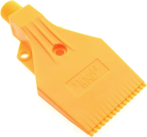 Vista 4 de E-outstanding Boquilla de chorro de viento amarillo de 1/4 '' BSPT macho 3Holes ABS soplador de aire boquilla de cuchillo de aire