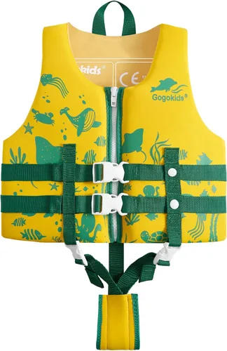 Vista 17 de Gogokids Chaleco de natación para niños, flotadores para bebés – Chaleco de flotabilidad para niños y niñas para piscina y playa, para niños de 2 a