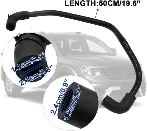 Vista 3 de Manguera de ventilación de cárter PCV de 3.7L compatible con Jeep Commander Grand Cherokee Liberty Dakota Durango Nitro Ram 1500 2007-2012 Reemplaza