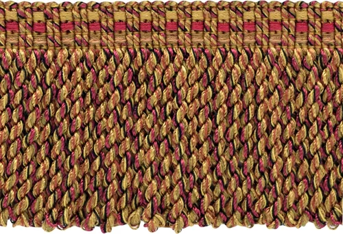 Vista 14 de Colección Veranda de 3" (7,5 cm) de largo, borde de flecos de lingote de punto elegante (estilo # BFV3) negro carbón #VNT30 (negro azabache) paquete