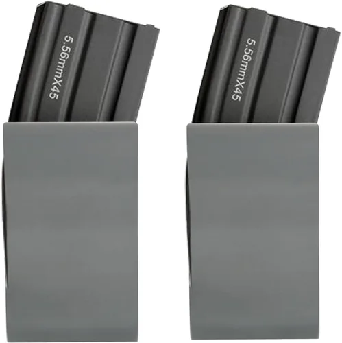Vista 4 de Juego de inserción de bolsa de revista, clip M4 AK 5.56 7.62 Mag bolsa portador clip táctico caza CS tiroteo accesorios militares