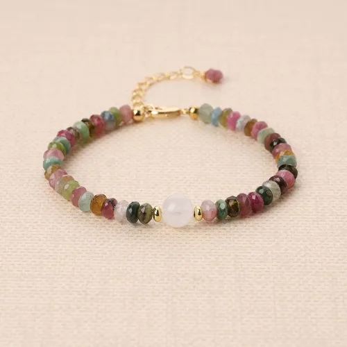 Vista 4 de COAI Pulsera de cristal curativo simple con cuentas para mujer