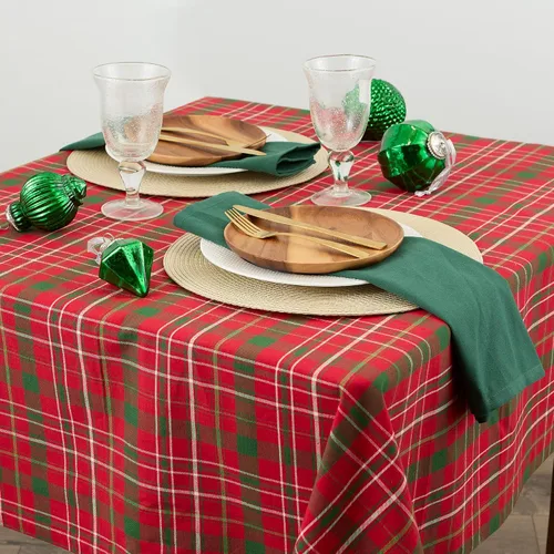 Vista 3 de Mantel/Camino de mesa/Servilleta de 100% algodón, lavable a máquina, para cena y día festivo, de DII