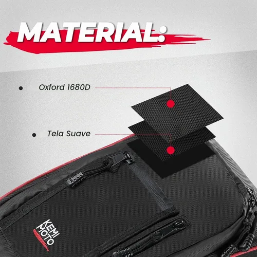 Vista 2 de KEMIMOTO Bolsa de almacenamiento central X3 con hombro entre asientos