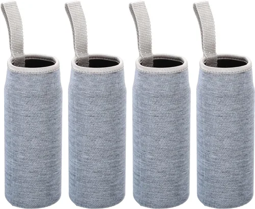 Vista 12 de PATIKIL Fundas para botellas de agua, bolsa de transporte con aislamiento de neopreno con correa para el dedo