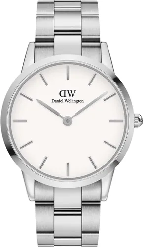 Vista 8 de Daniel Wellington Iconic Link Reloj pulsera de eslabones de oro rosa o plata