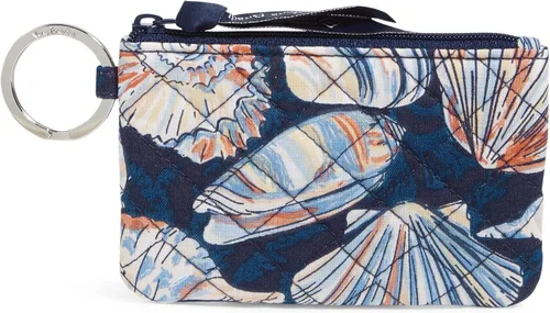 Vista 3 de Vera Bradley - Cartera de algodón, con cremallera y compartimiento para la identificación, para mujer