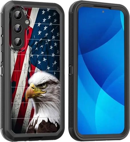 Vista 107 de Funda para Galaxy A15 5G, cuerpo completo, protección contra caídas, a prueba de polvo, resistente de 3 capas, militar, resistente, duradera