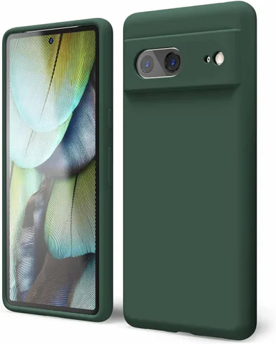 Vista 24 de oakxco para Google Pixel 6A Funda de teléfono de silicona líquida, diseño estético lindo y delgado para mujer y niña, cubierta de gel suave, lisa