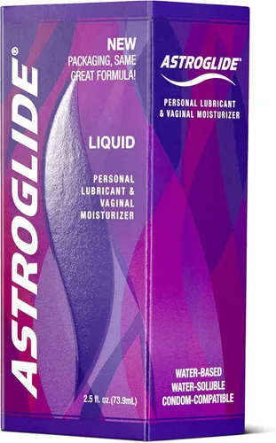 Vista 2 de Astroglide Lubricante personal e hidratante vaginal - 2.5 oz, paquete de 3