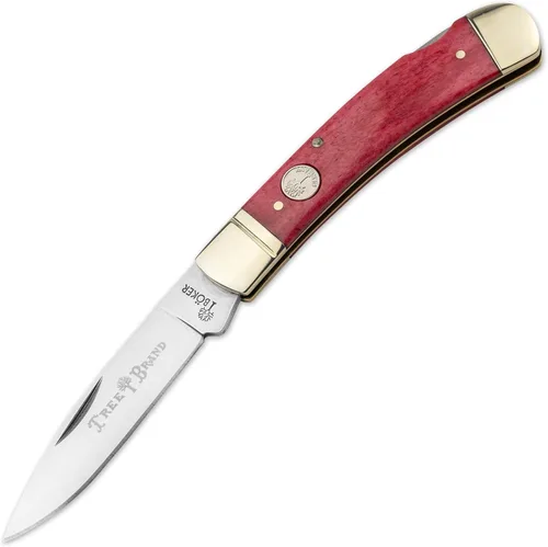 Vista 4 de Böker Lockback - Cuchillo de bolsillo de 2.95 pulgadas, ciervo auténtico, serie tradicional 2.0, fabricado en Alemania