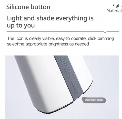 Vista 9 de Lámpara de escritorio de aprendizaje dormitorio, decorativo de alta Fu Ku recargable luz de noche de noche, carga USB, más niveles más atenuador