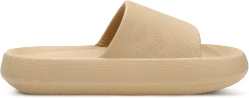 Vista 4 de welltree Sandalias antideslizantes para mujeres y hombres, sandalias antideslizantes para baño y ducha, suela gruesa suave para interiores