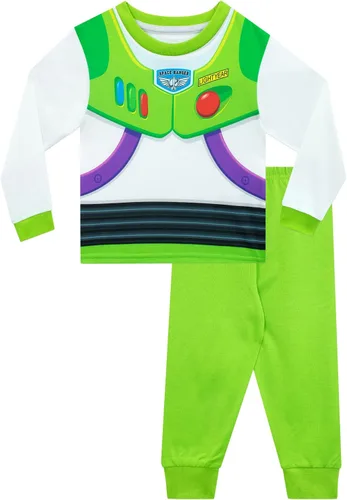 Vista 5 de Disney Pijamas Buzz Lightyear & Woody Ropa de dormir para niños Paquete de 2 pijamas de manga larga para niños Pijamas para niños de Toy Story