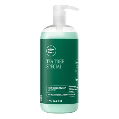 Vista 22 de Champú especial de Tea Tree, Limpieza profunda, Refresca el cuero cabelludo, Para todo tipo de cabello, especialmente cabello graso