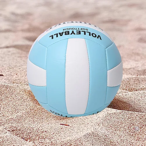 Vista 5 de ABAJI Pelota oficial de voleibol más gruesa de poliuretano impermeable antiexplosión 15+ años para niños y niñas, juego de entrenamiento