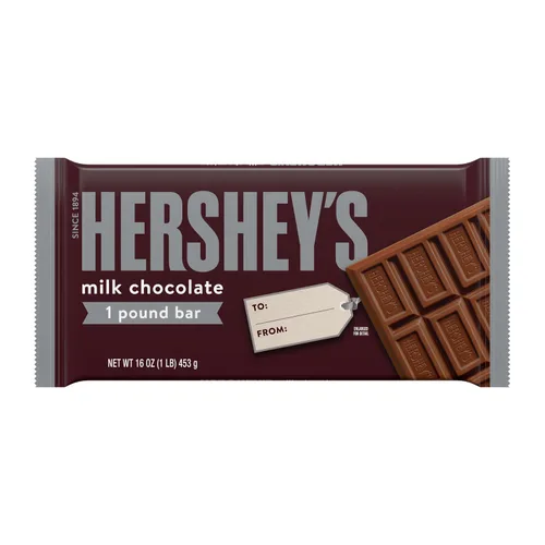 Vista 10 de HERSHEY'S Tamaño de bocadillo de chocolate con leche, barras de caramelo, 0.45 onzas (8 unidades)
