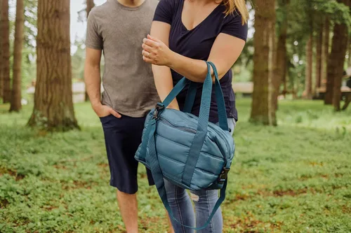 Vista 2 de PICNIC TIME - Bolsa térmica térmica versátil con capacidad para 12 latas, bolsa térmica suave con forro interior resistente al agua, correas largas