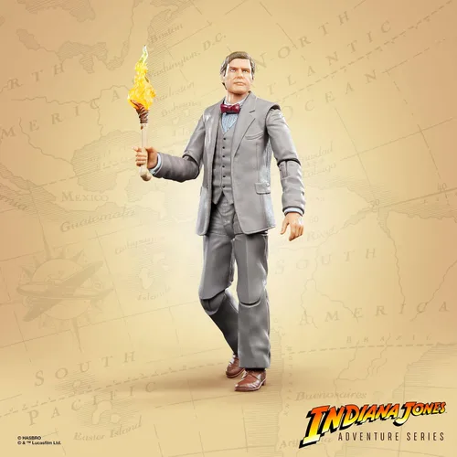 Vista 8 de Indiana Jones Adventure Series and the Last Crusade, (Profesor) juguete, figuras de acción de 6 pulgadas, niños a partir de 4 años