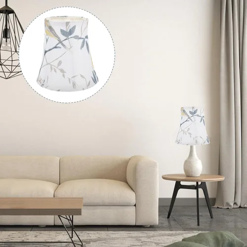 Vista 9 de Angoily Pantalla de tela para lámpara de mesa E27, cubierta de luz de 5.85 pulgadas, repuesto de material de lino suave, decoración de dormitorio