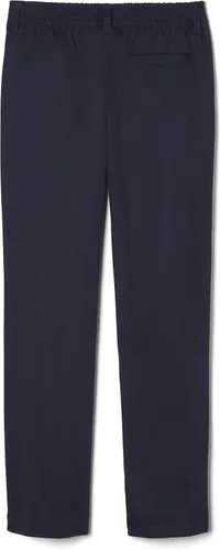 Vista 6 de French Toast Pantalones de ajuste relajado sin arrugas para niños Azul marino