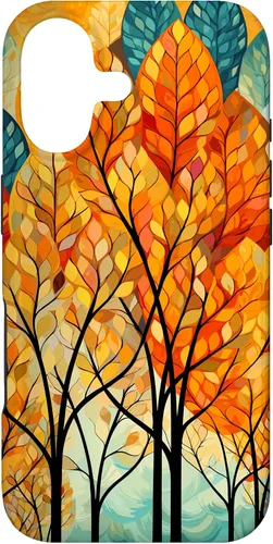 Vista 40 de Fall Theme & Autumn Leaves & Colorful Trees, Fall Colors Case for iPhone 16