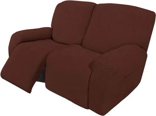 Vista 54 de Easy-Going Funda Elástica para Sofá Reclinable Cobertor de Sofá 4 Piezas Protector de Muebles Sofá Suave con Fondo Elástico Poliéster Spandex Tela