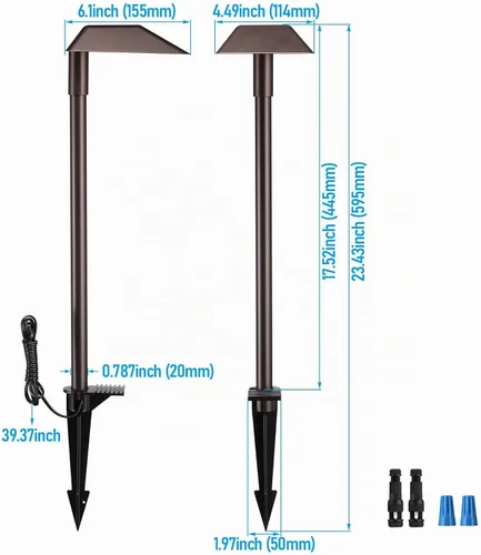 Vista 8 de LEONLITE Paquete de 6 luces antideslumbrantes de bajo voltaje 5CCT, 12-24V