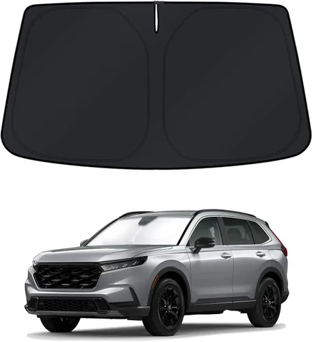 Vista 161 de KUST Parasol para parabrisas para BMW X1 F48 2016, 2017, 2018, 2019, 2020, 2021, 2022, accesorios de ajuste personalizado, parasol plegable