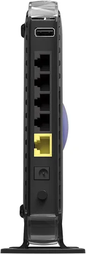 Vista 2 de Router inalámbrico RangeMax (WNR1000 100 NAS (G54/N150)), de Netgear , Negro