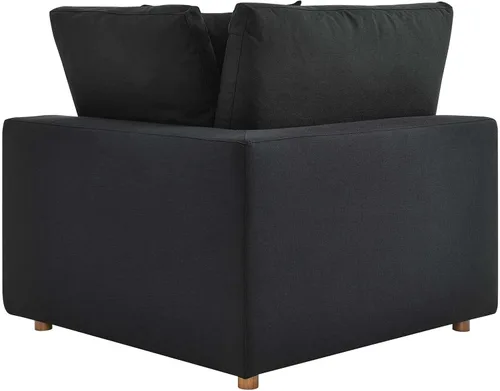 Vista 4 de Modway Commix Sofá seccional tapizado de 7 piezas con relleno de plumón