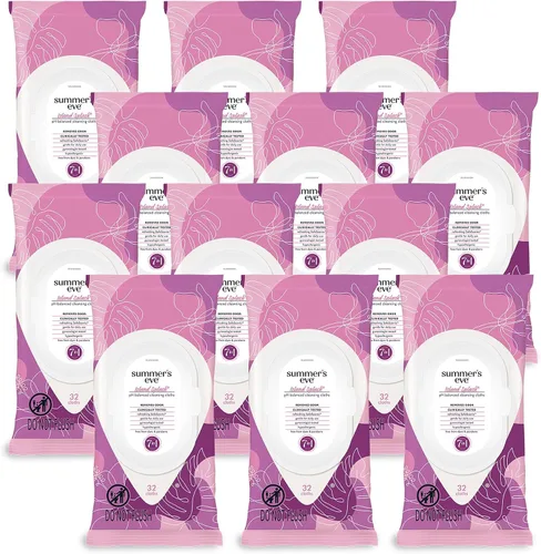 Vista 9 de Summer's Eve Toallitas femeninas, Aloe Love, toallitas vaginales con fórmula de agua micelar suave con pH equilibrado, cuidado femenino para ayudar