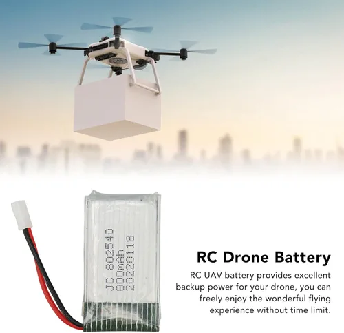 Vista 4 de Diyeeni 5 unids 800 mAh RC Drone batería portátil baterías de reserva para SYMA X5C X5C 1 X5 X5SC X5SW M68 K60 con excelente rendimiento