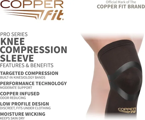 Vista 2 de Copper Fit Pro Series - Rodillera de compresión