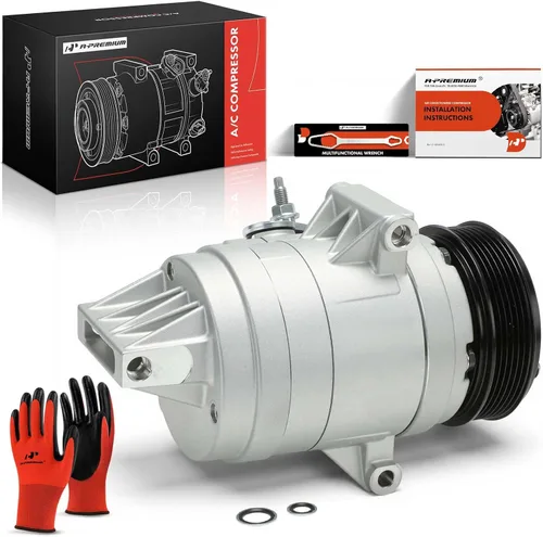Vista 10 de A-Premium Compresor de aire acondicionado con embrague compatible con Ford Fusion 3.5L 2010-2012, Lincoln MKZ 3.5L 2007-2012, estilo SP17, 6