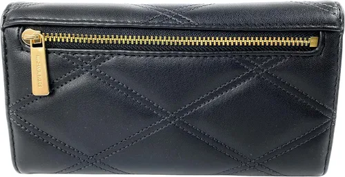 Vista 2 de Michael Kors Jet Set Travel - Cartera triple grande de cuero vegano Negro - Michael Kors Jet Set Travel - Cartera grande triple de cuero vegano negro