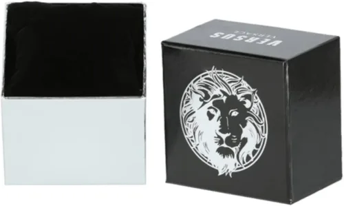 Vista 4 de Versus Versace Reloj Barbes negro de 1.732in para hombre VSPLN1321, Oro, Púas