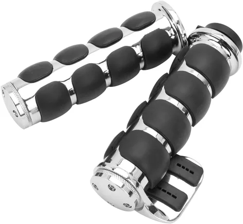 Vista 9 de DREAMIZER 25.4MM Motorcycle Handlebar Grips 1 inch Compatible with Honda Shadow Spirit 750 Valkyrie Fury VTX1300 VTX1800 VT400 VT750 VT1100 - Smooth