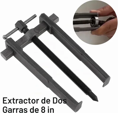 Vista 6 de Extractor de rodamientos de dos mordazas, herramienta de extracción de dos mandíbulas ajustable, herramienta extractor de rodamientos, removedor