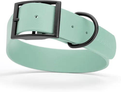 Vista 54 de Dogline Biothane - Collar impermeable para perro con hebilla de liberación rápida, resistente cincha de nailon recubierta con resistente y a prueba