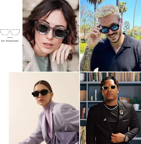 Vista 6 de YDAOWKN Polarized Sunglasses for Women Men Classic Retro Sun Glasses UV Protection Lens