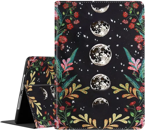 Vista 10 de Funda para Samsung Galaxy Tab A de 10.1 pulgadas 2016 Tablet (SM-T580/T585, versión sin bolígrafo), funda plegable delgada con función de encendido
