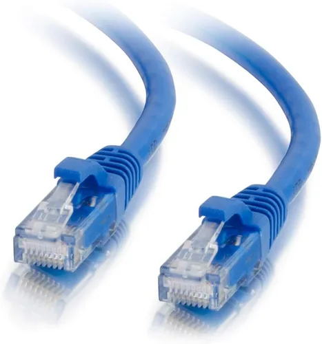 Vista 21 de C2G 00740 Cable Cat6a - Cable de conexión de red Ethernet blindado sin enganches, aguamarina (1 pie, 1.0 ft)