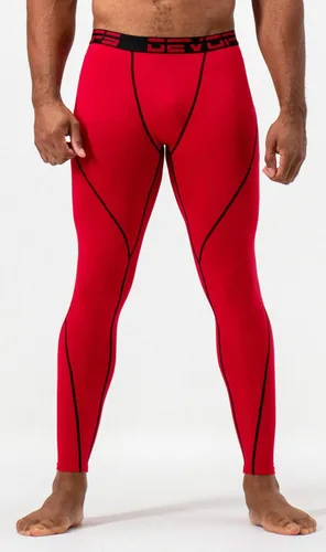 Vista 4 de DEVOPS - Pantalones de compresión térmicos para hombre mallas atléticas de base paquete de 2