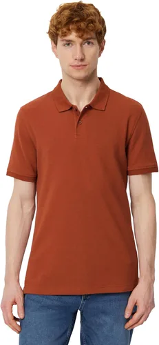 Vista 7 de Amazon Essentials Camiseta polo para hombre de manga corta y ajuste ajustado de algodón piqué Naranja Albaricoque