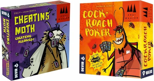 Vista 7 de Devir - Juego de cartas de póquer de cucarachas, juego de fiesta de fanfarrones y deducción social, juego de cartas familiar rápido por Jacques