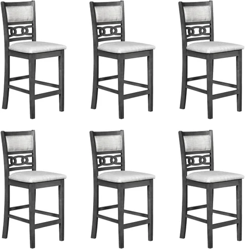 Vista 22 de New Classic Furniture Sillas de comedor Gia, juego de 2, color marrón