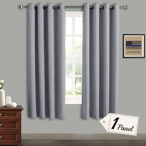 Vista 29 de Rose Home Fashion Cortinas opacas para puerta corrediza, oscurecimiento de la habitación, cortinas con aislamiento térmico para sala de estar
