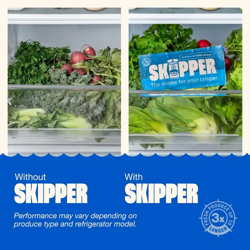 Vista 7 de Skipper - Paquete de hidratación para nevera, mantiene verduras y hierbas
